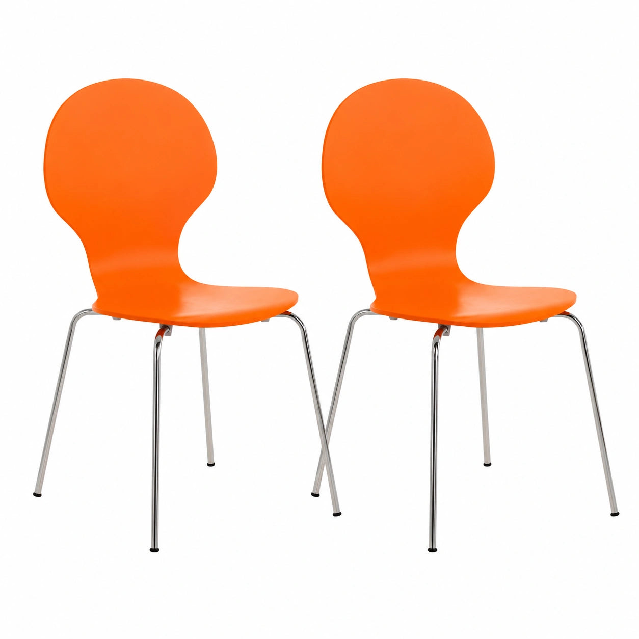 Chaise, coloris orange, pour la salle à manger ou la cuisine
