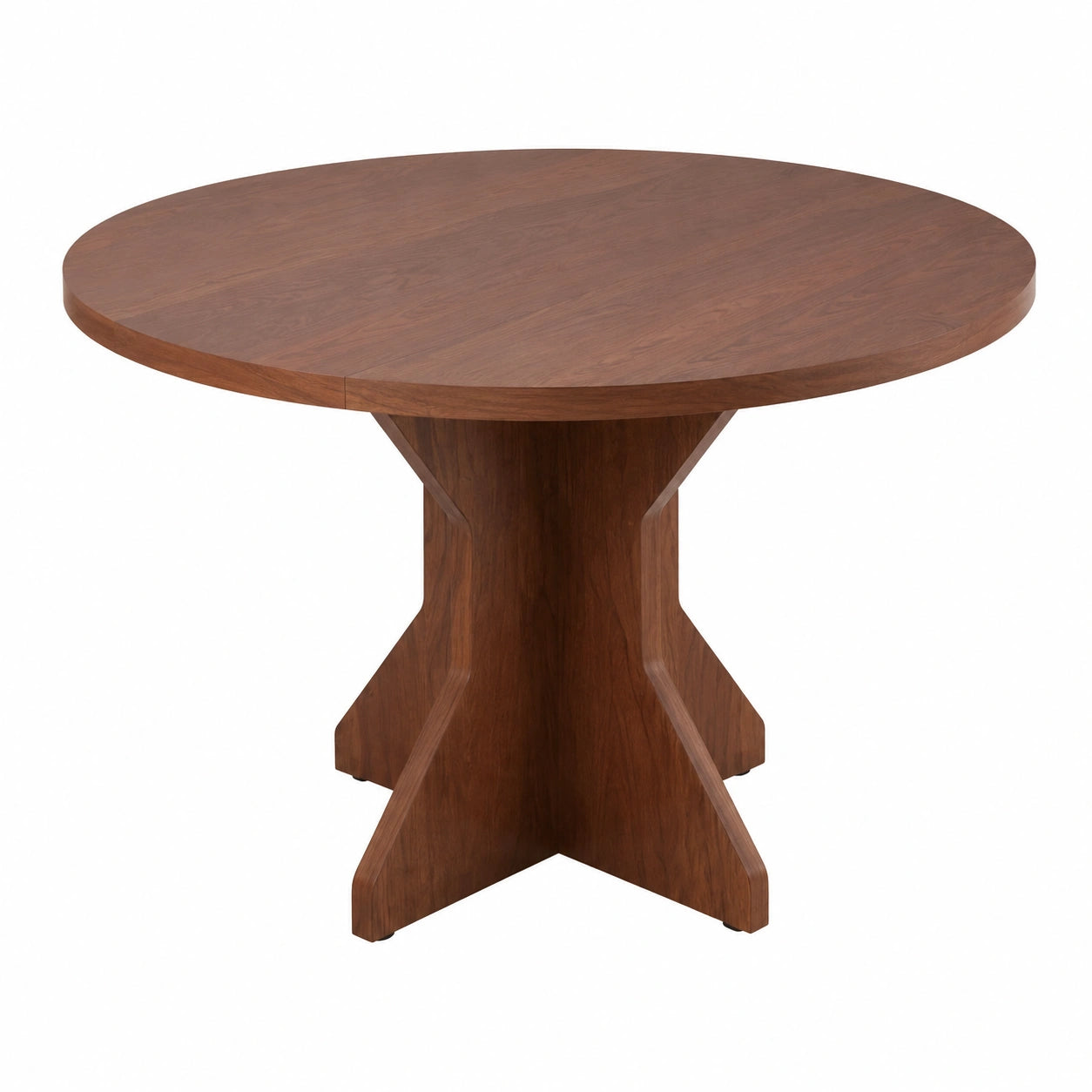 Table à manger, en bois massif, coloris brun, pour la salle à manger