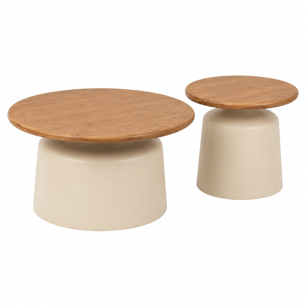 Table basse, en bois massif, pour le salon