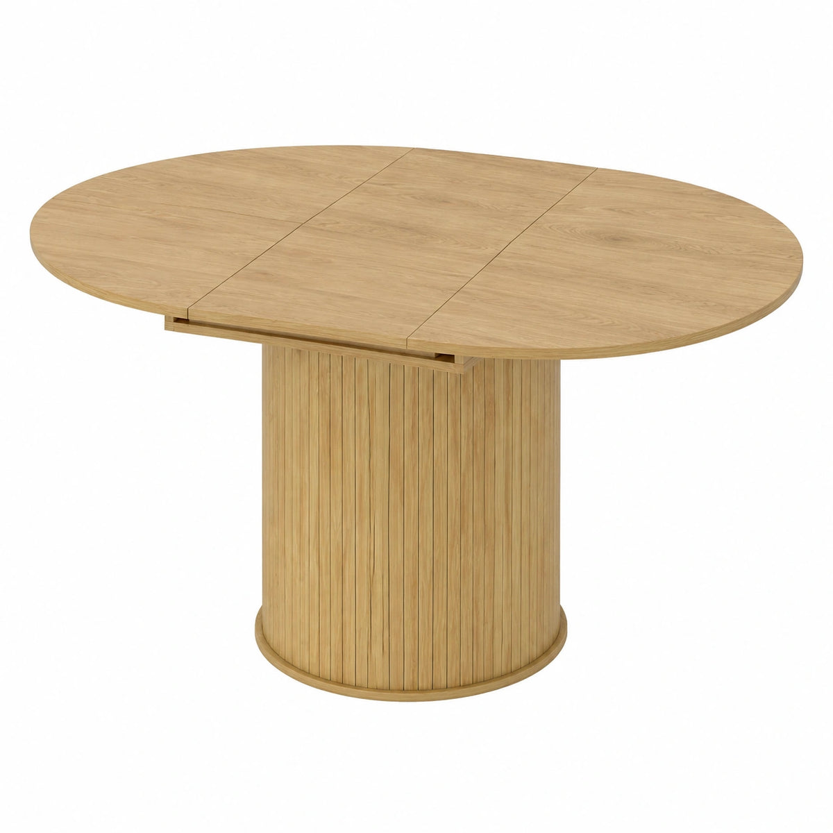 Table à manger, 8 places, extensible, coloris naturel, 150 x 75 cm, pour la salle à manger
