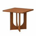 Table à manger, en bois massif, coloris marron, pour la salle à manger
