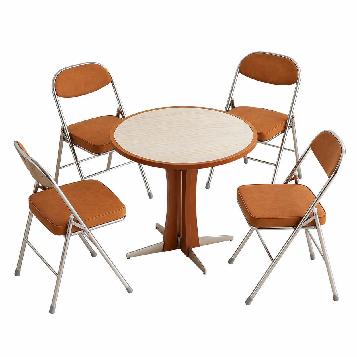 Chaise, en tissu, rembourré, 4 pièces, pour la salle à manger ou la cuisine