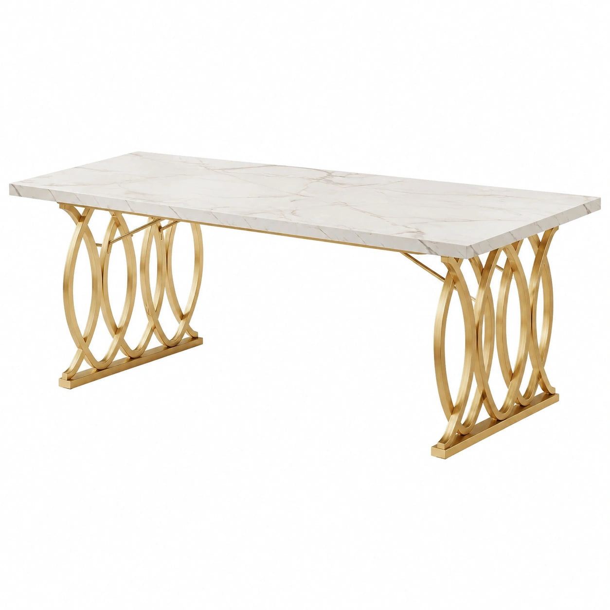Table à manger, 6 places, 160 x 80 x 75 cm, pour la salle à manger