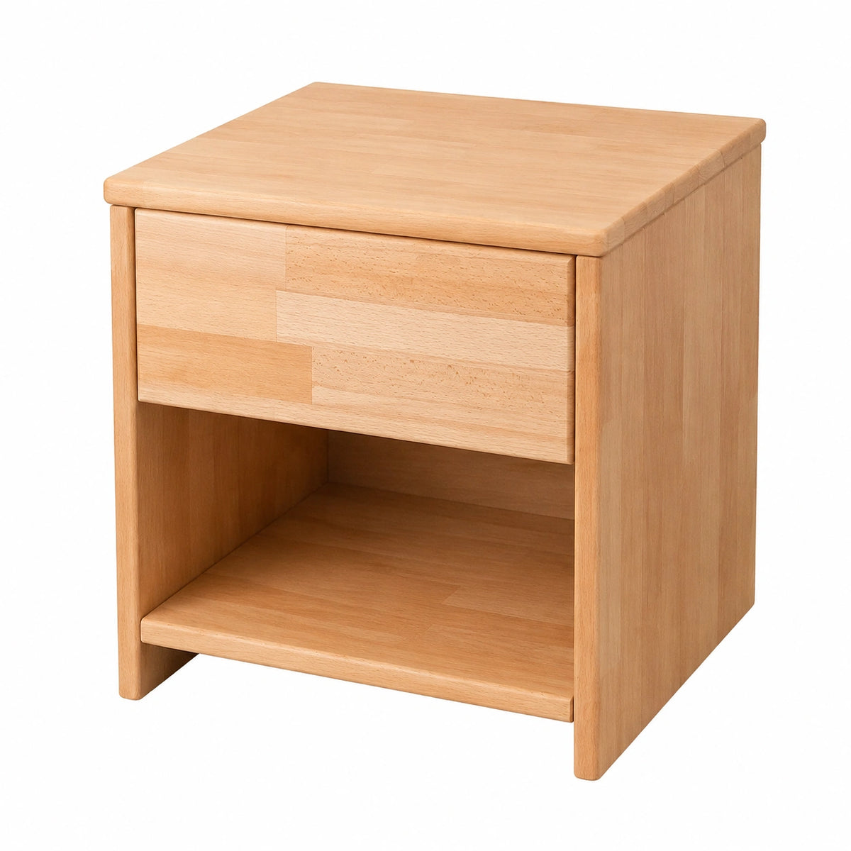 Table de chevet, en bois massif, 40 x 40 x 40 cm, pour la chambre