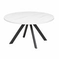 Table à manger, avec 2 chaises, coloris noir et blanc, pour la salle à manger