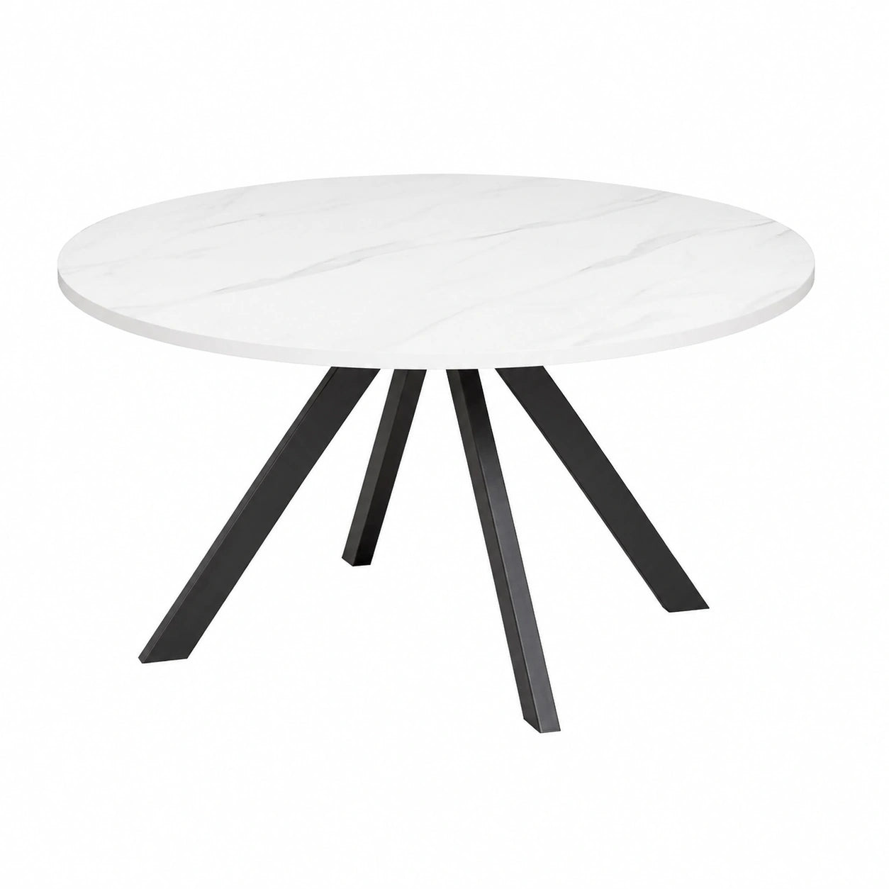 Table à manger, avec 2 chaises, coloris noir et blanc, pour la salle à manger